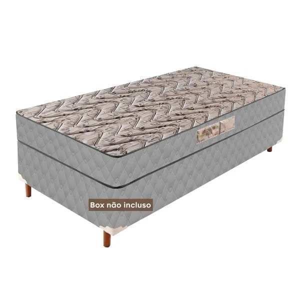 Colchão Solteiro Duoface Unique D23 16cmx88cmx188cm Paropas By Ecosono Prata