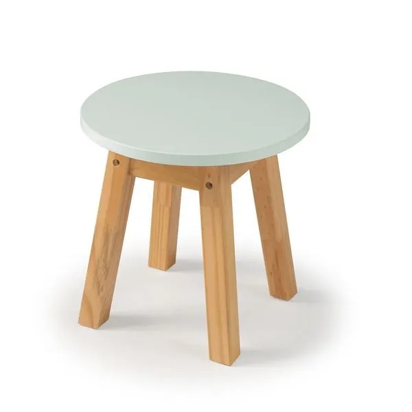 Banco Infantil em MDF 28x28x32cm Verde