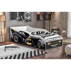 Cama Carro para Quarto Infantil/Solteiro Branco