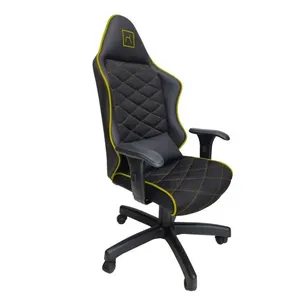 Cadeira Escritório Gamer Corino com Relax Amarelo