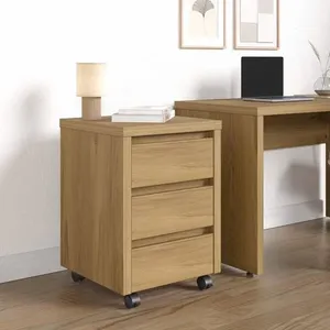Gaveteiro Modular com Rodizio Ficus CabeCasa MadeiraOriginals Rovere