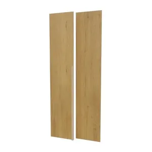 Kit 2 Portas para Guarda-roupa de Canto Reto Modular 95cm Jade CabeCasa MadeiraOriginals Avelã