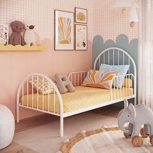 Cama Infantil em Ferro 199x110x95 Cm Hope Branco