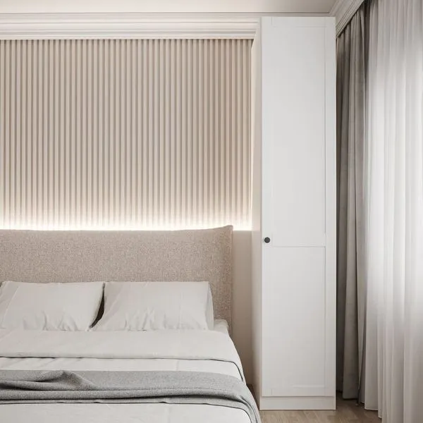 Guarda Roupa Modulado 1 Porta Americana Direita 6 Prateleiras Hera Cabecasa Madeiramadeira Branco Geada