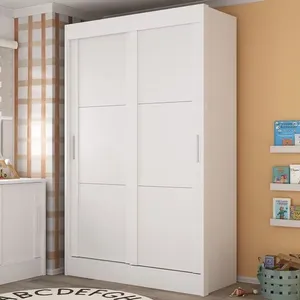 Guarda-roupa Infantil Flex 2 Portas 2 Gavetas Maya Espresso Móveis Branco