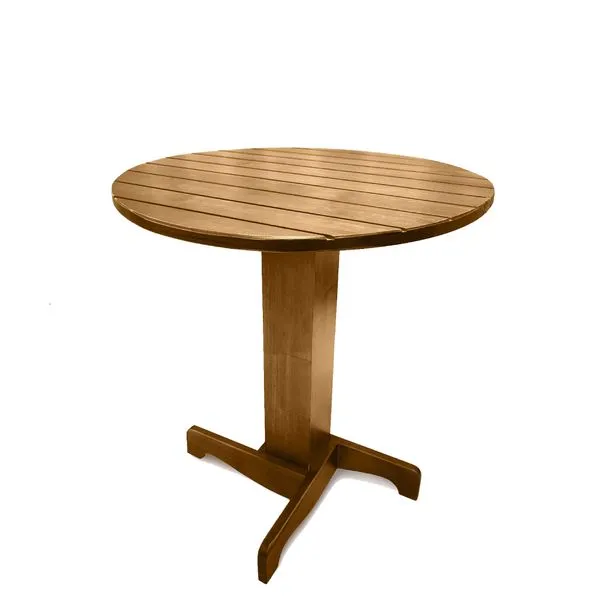 Mesa Lateral Bardek em Madeira Pinus - Nozes
