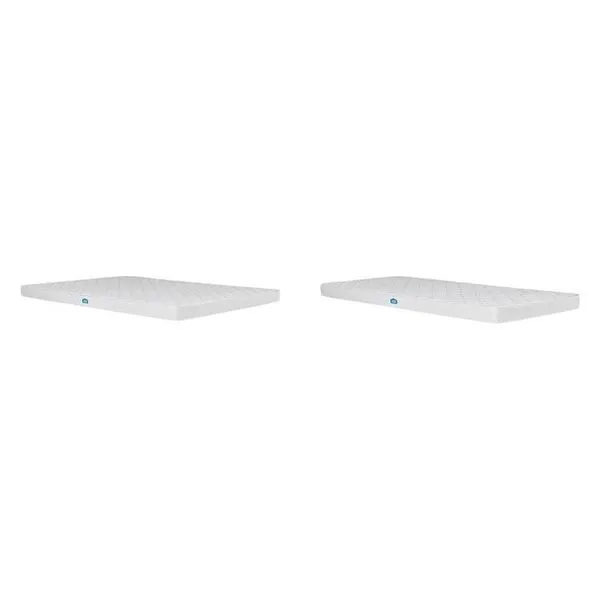 Conjunto com 2 Colchões D33/D23, 1 Casal e 1 Solteiro Auxiliar Nuvem Casatema Branco