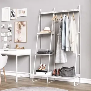 Arara de Roupas em Aço Begônia CabeCasa MadeiraOriginals Branco