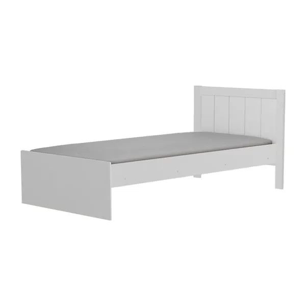 Cama Infantil Babá 100% Mdf Margo Espresso Móveis Branco Brilho
