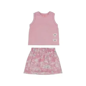 Conjunto Curto Lilica Ripilica Regata Saia New Active Rosa 1