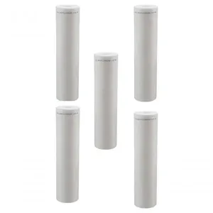Kit 5 Un Refil Bbi Polipropileno Pp10 9 3/4 1.000l/h 5 Micra Compativel Poe Acquabios Equation