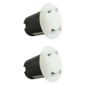 Kit 2 Spot Led Baliza 1,5w Bc 3000k 4 Fachos Foxlux