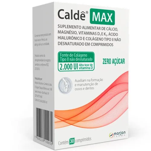 Caldê MAX 2.000UI 30 Comprimidos Marjan