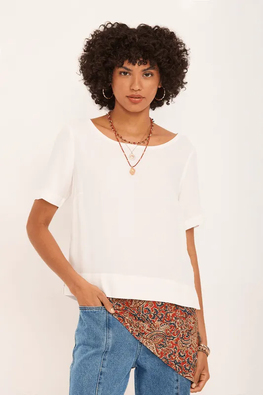 blusa lili OFF WHITE PP