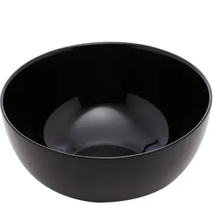 Bowl de Vidro 300ml Tigela Cumbuca Preta Shimeji Opalino Diwali Sobremesa