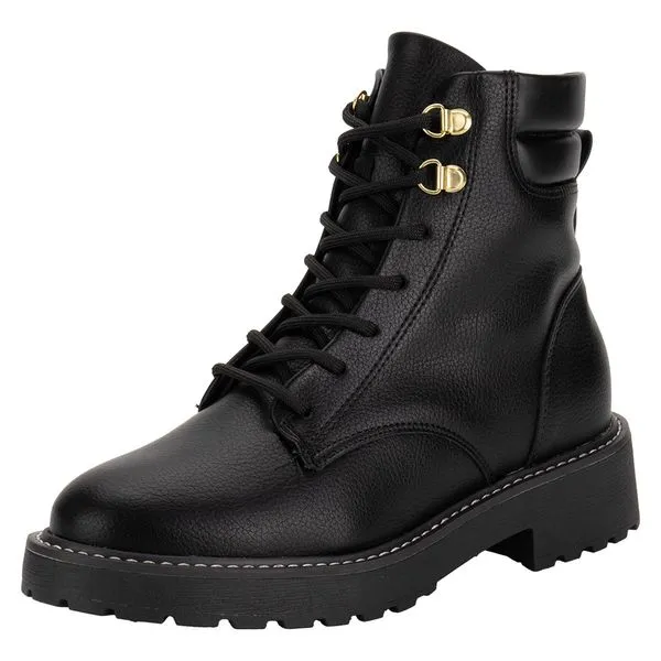 Bota Feminina Coturno Vizzano 3103101 PRETO 34