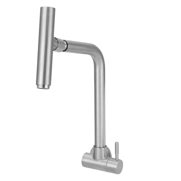 Torneira de Cozinha Parede 360 Inox Escovado - 774477 - STOC