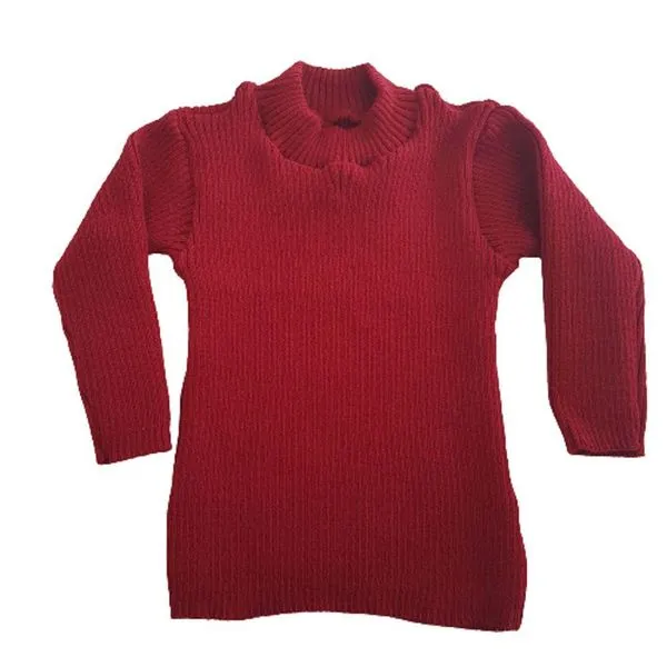 Blusa de Tricô Vermelho Tricô Kids 4
