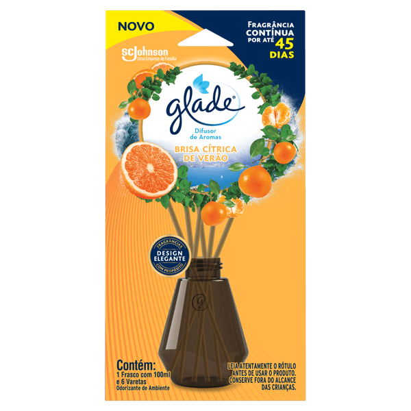 Difusor de Aromas Glade Brisa Cítrica de Verão 100ml