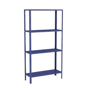 Estante Aço 4 Prateleiras Eaf006 Azul