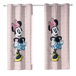 Cortina Corta Luz Bella&Co 240x170cm Minnie Logo (MP)