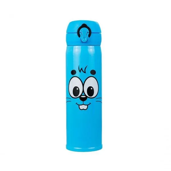 Garrafa Térmica Rosa Sansão 400ml - Turma Da Mônica