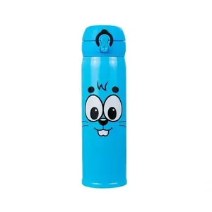 Garrafa Térmica Rosa Sansão 400ml - Turma Da Mônica