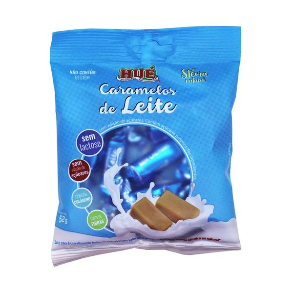 Bala de Caramelo de Leite Sem Açúcar Hué 52g