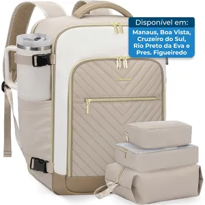 Mochila de Viagem Lovevook 40l Tsa Bege A-BI