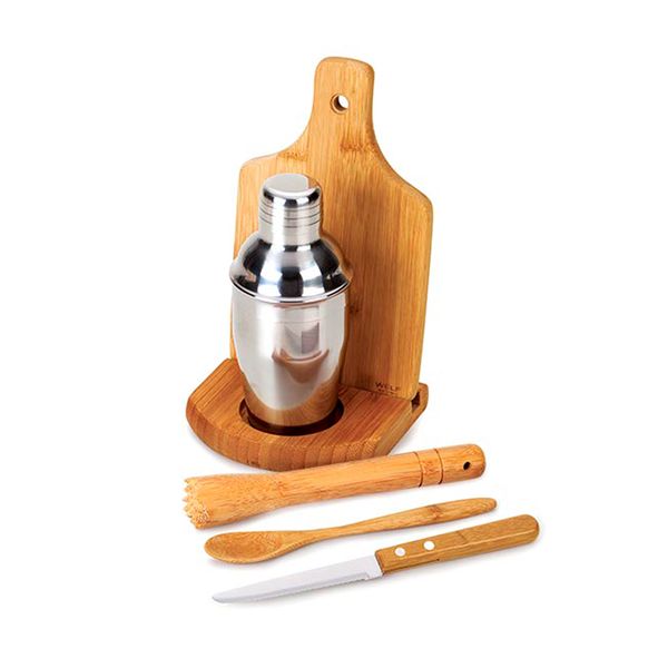 Kit Para Caipirinha Com Coqueteleira Welf 6 Peças