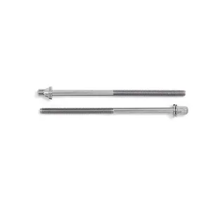 Parafuso de Tensão para Bumbo SC-BDKR-S 4-3-6 M5 0.8 X 106MM Cromado com 4 Peças Gibraltar Parafuso de Tensão para Bumbo SC-BDKR-S 4-3-6 Cromado 4 Peças Gibraltar