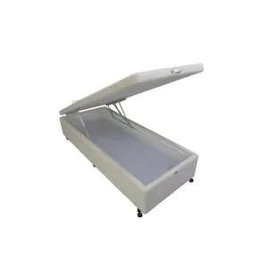 Cama Box Baú Solteiro Vellus (78x188x35) - Castor