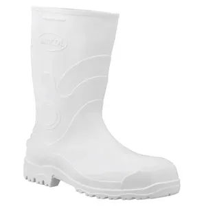 Bota de PVC Cano Curto Branca com Forro AcquaLev - BRACOL 36
