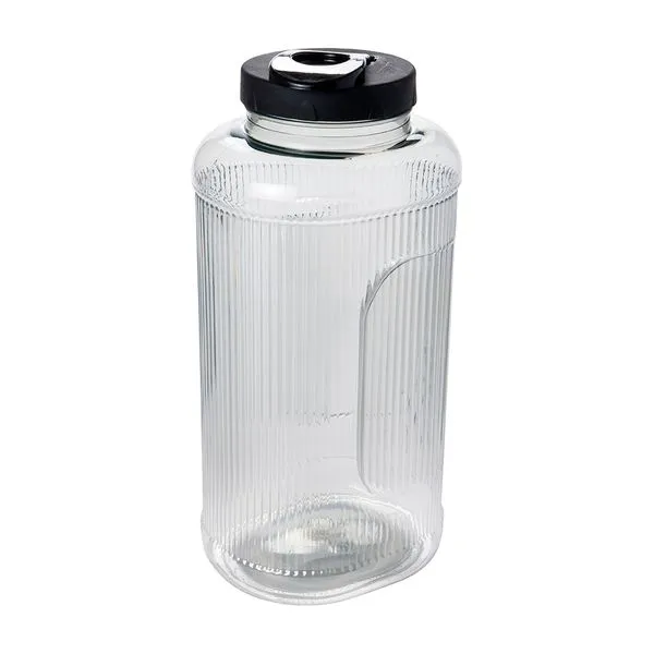 Garrafa de Agua Frisos Preto 1,3 Litros 18358 - Plasútil