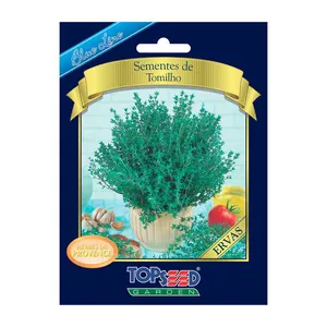 Sementes de Tomilho Blue Line Topseed Garden Único