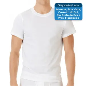 Conjunto de Camisetas Calvin Klein 3 peças Branca G A-BI