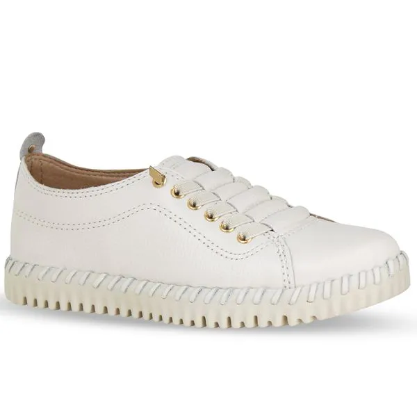 Tênis Couro Burnish Off White 33