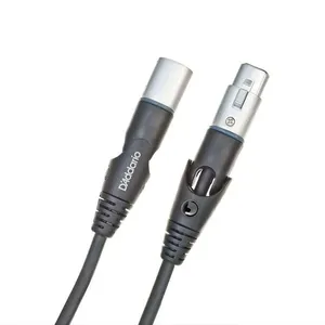 Cabo para Microfone XLR PW-MS-25 7,62m Blindagem Dupla Preto D'Addario Cabo para Microfone XLR PW-MS-25 7,62m Blindagem Dupla D'Addario