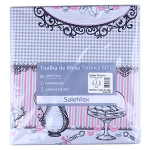 Toalha de Mesa Térmica 138X138cm Salehtex Utensílios