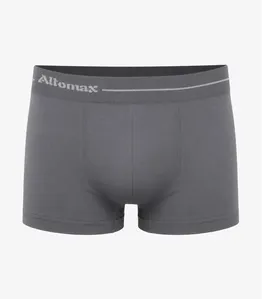 Cueca Boxer Lisa Microfibra Altomax Cinza G