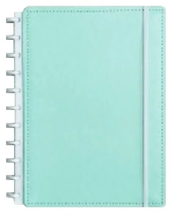 Caderno Inteligente 80 Folhas G Verde Pastel