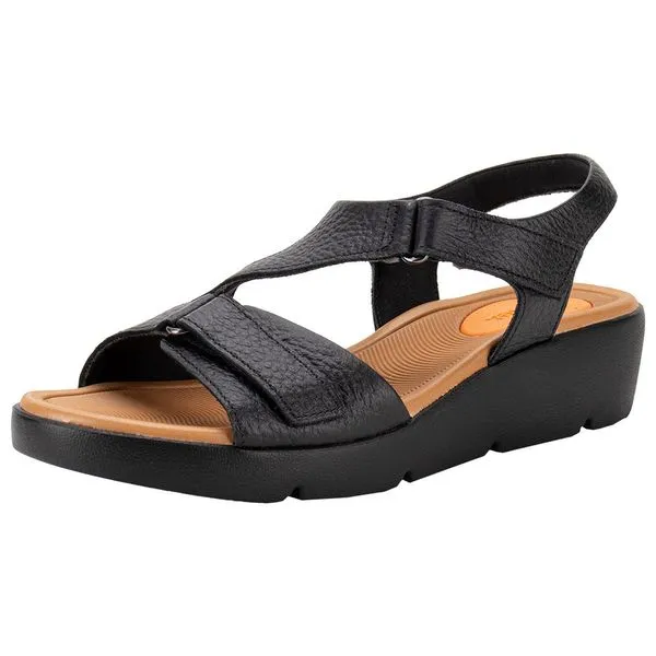 Sandália Feminina Anabela Usaflex AL4303 PRETO 34