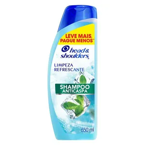 Shampoo Anticaspa Head & Shoulders Limpeza Refrescante 650ml