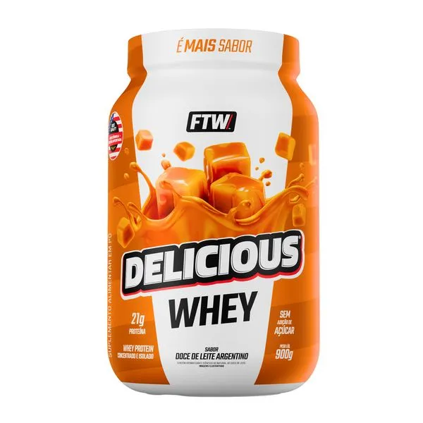 Whey Sabor Doce de Leite Argentino FTW Delicious 900g