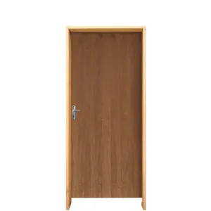 Kit porta direita Rodam210x62cm com batente eco fechadura naves comum abertura imbuia