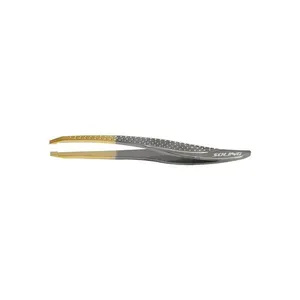 Pinca de Depilação Soling Gold Titanium Tradicional 9cm