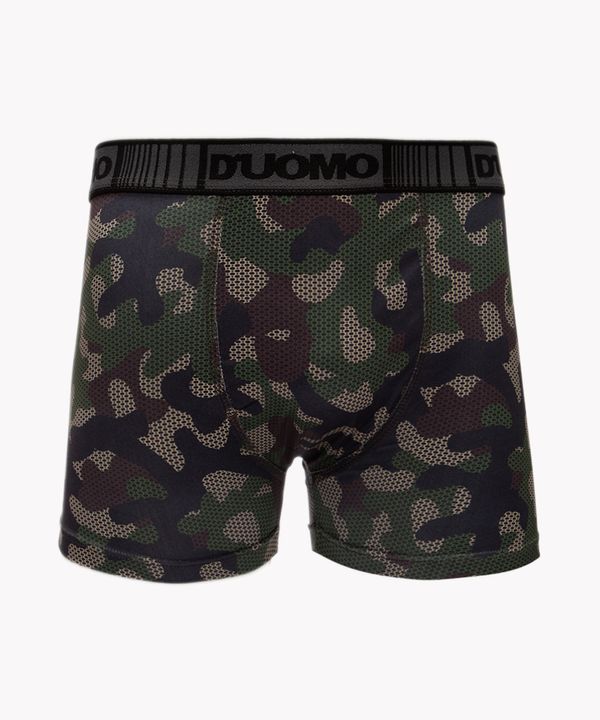 cueca boxer camuflada duono verde militar GG