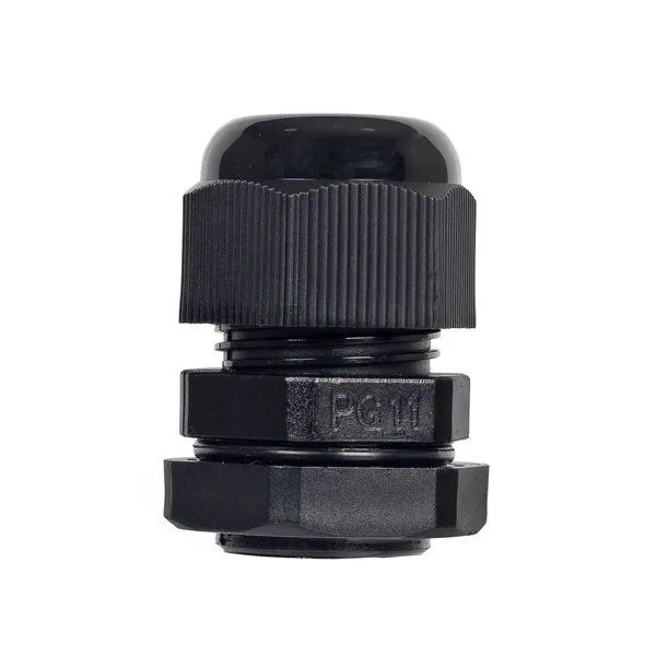 Conector Prensa Cabo Nylon Preto PG11 3/8"