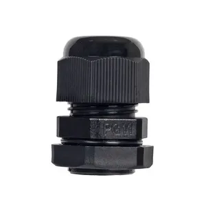 Conector Prensa Cabo Nylon Preto PG11 3/8"