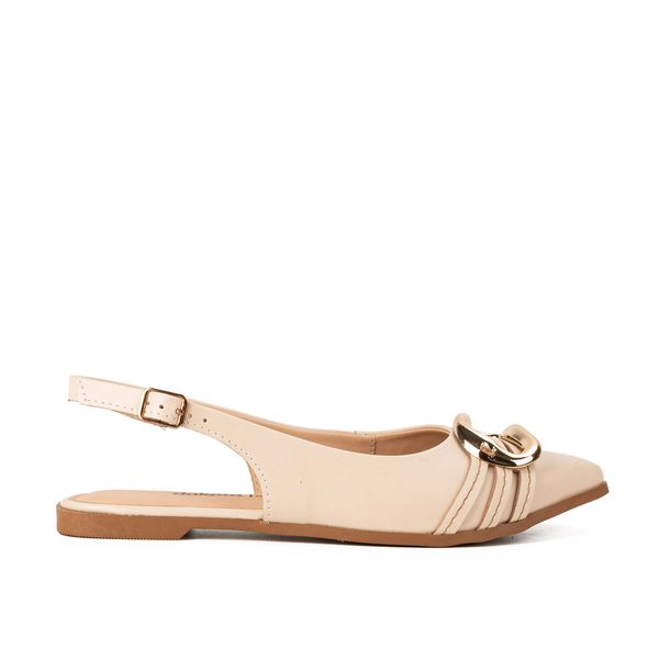 Sapatilha Dakota Slingback Bege 37